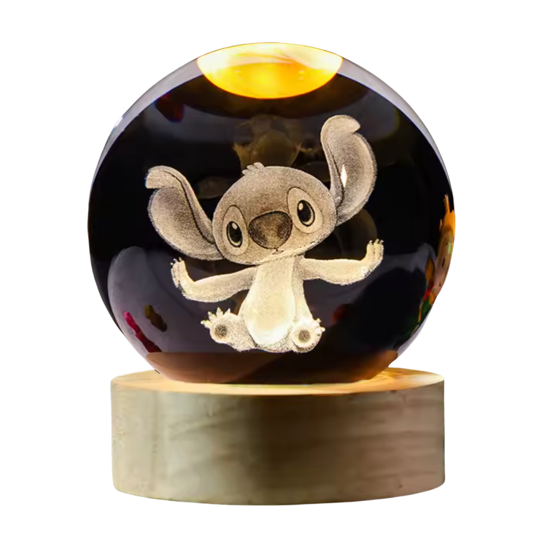 Lampara de Cristal Stitch