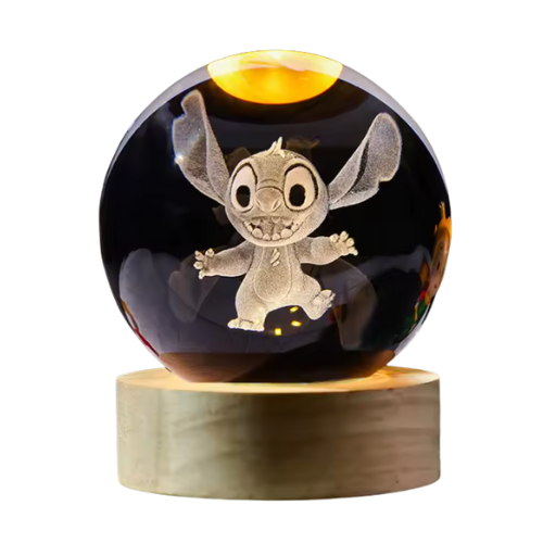 Lampara de Cristal Stitch