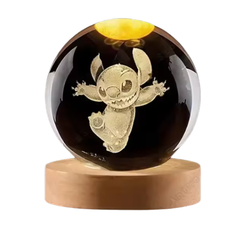 Lampara de Cristal Stitch